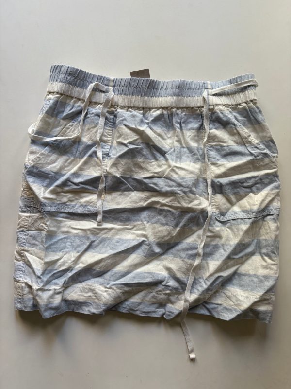 Skirt Mini & Short By Loft In Striped Pattern, Size: M Hot on Sale