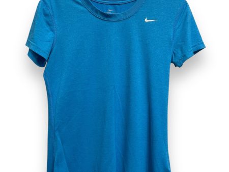 Athletic Top Short Sleeve By Nike Apparel In Blue, Size: S Fashion