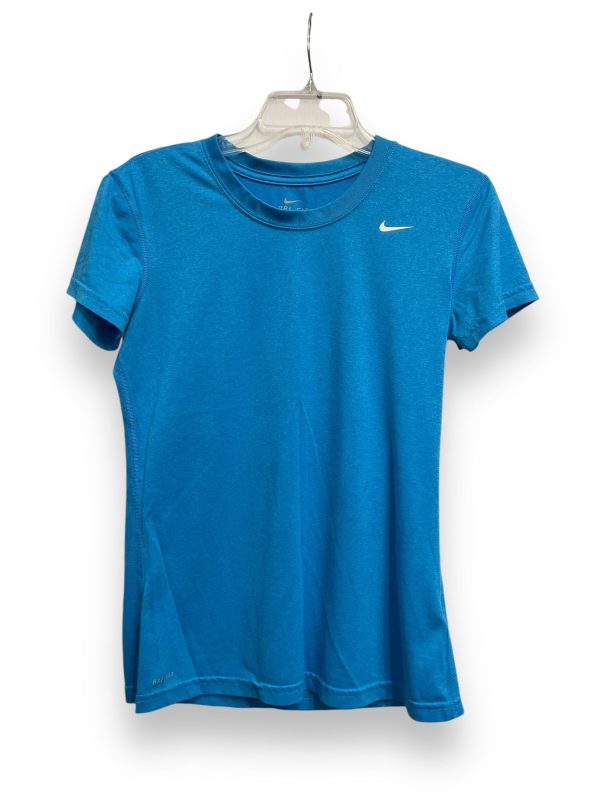 Athletic Top Short Sleeve By Nike Apparel In Blue, Size: S Fashion