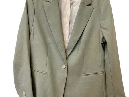 Blazer By H&m In Green, Size: L Online Hot Sale