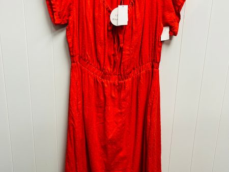 Dress Casual Maxi By  LOST AND WONDER In Orange, Size: 2x Hot on Sale