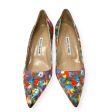 BB Floral Satin 70 mm Pumps Luxury Designer By Manolo Blahnik  Size: 9.5 (IT 39.5) Online