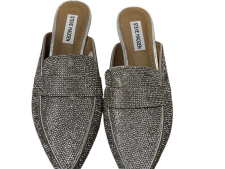 Shoes Flats By Steve Madden In Silver, Size: 8.5 Online Hot Sale