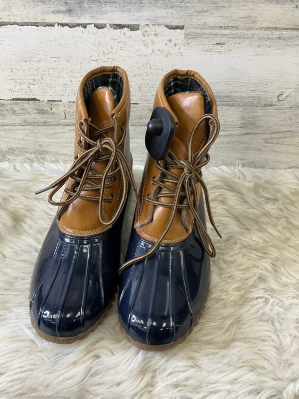 Boots Rain By Clothes Mentor In Navy, Size: 6 Online