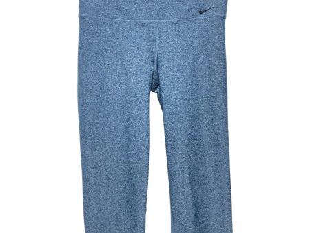 Athletic Leggings Capris By Nike Apparel In Blue, Size: M Supply