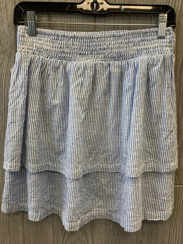 Skirt Midi By H&m In Blue, Size: 4 For Cheap