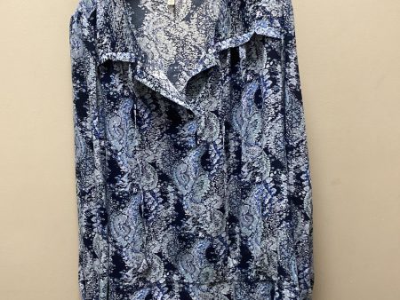 Blouse Long Sleeve By Joie In Blue, Size: L Online Sale