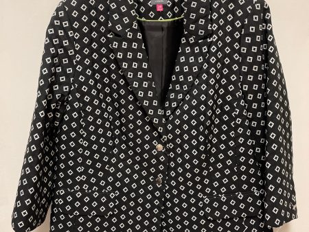 Blazer By Vince Camuto In Black & White, Size: 1x Supply