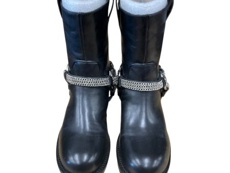 Boots Designer By Karl Lagerfeld In Black, Size: 7 Sale