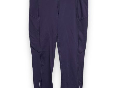 Athletic Capris By Lululemon In Purple, Size: 6 Online