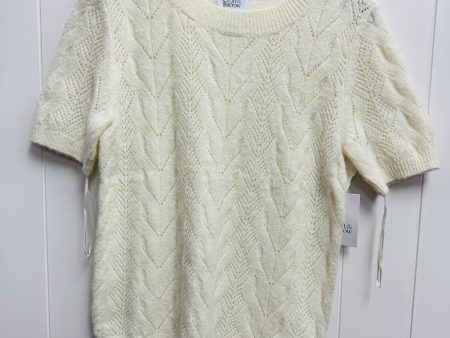 Sweater Short Sleeve By Croft And Barrow In White, Size: Xs Online Hot Sale