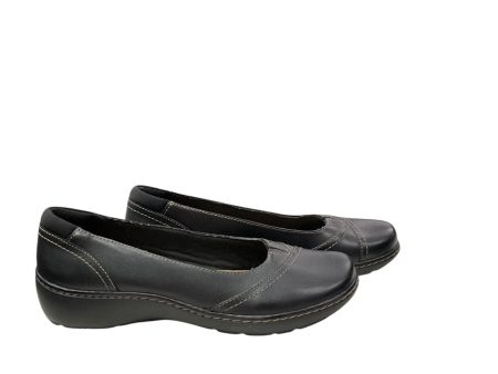 Shoes Flats By Clarks In Black, Size: 7.5 Online now