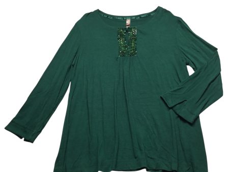 Top Long Sleeve By White Stag In Green, Size: M Online