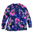 Blouse Designer By Lilly Pulitzer In Black & Blue, Size: Xs on Sale