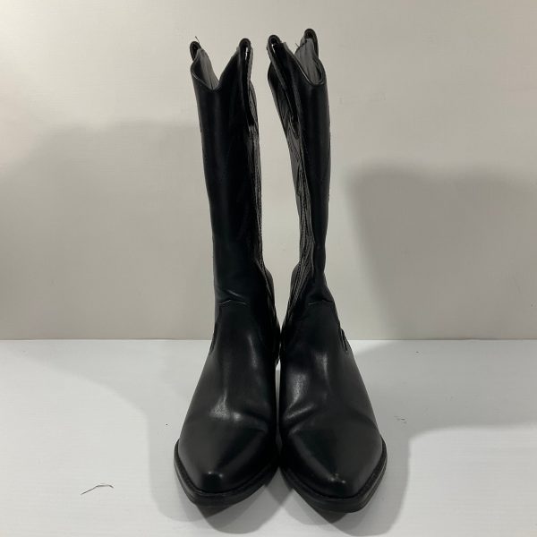 Boots Mid-calf Heels By Madden Girl In Black, Size: 6 Online Sale