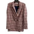 Blazer By Clothes Mentor In Plaid Pattern, Size: M Cheap