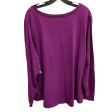 Athletic Top Long Sleeve Crewneck By Nike In Purple, Size: 3x Online Sale