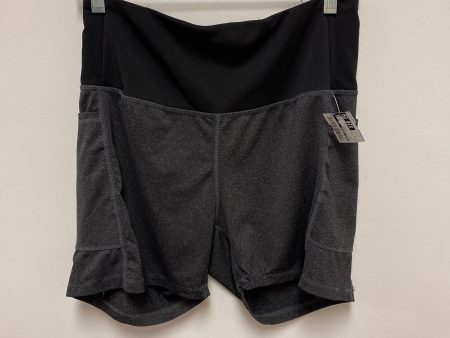 Athletic Shorts By Daisy Fuentes In Grey, Size: L Online Sale