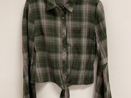 Blouse Long Sleeve By Altard State In Green, Size: L For Cheap