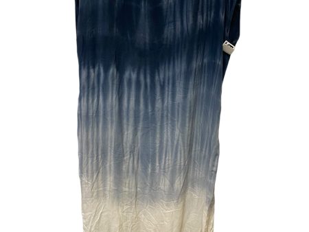 Dress Casual Maxi By Cloth & Stone In Blue & Cream, Size: L Online