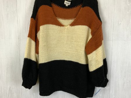 Sweater By Bibi In Black & Cream, Size: Xl Supply