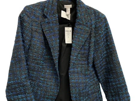 Blazer By Chicos In Blue & Green, Size: S Online Sale