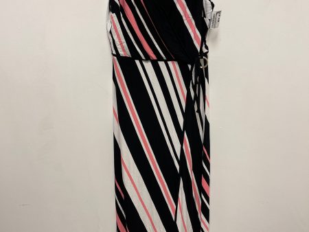 Dress Casual Maxi By White House Black Market In Black & White, Size: L Supply