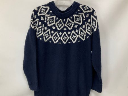 Sweater By Aerie In Blue & White, Size: Xs Online Hot Sale