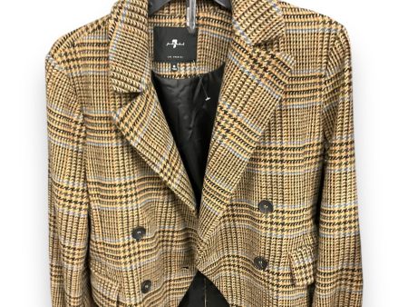 Blazer By 7 For All Mankind In Plaid Pattern, Size: M Hot on Sale