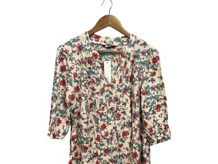 Blouse Long Sleeve By Clothes Mentor In Floral Print, Size: M Online