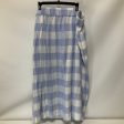 Skirt Maxi By Madewell In Blue & White, Size: 2x Discount