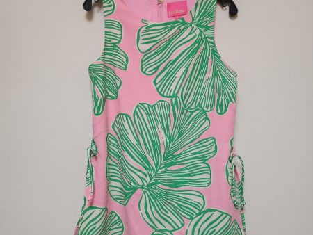 Romper Designer By Lilly Pulitzer In Tropical Print, Size: M Online Sale