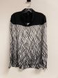 Blouse Long Sleeve By Bcbgmaxazria In Blue & Cream, Size: M on Sale