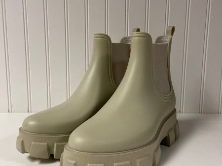 Boots Ankle Flats By Jeffery Campbell In Beige, Size: 10 Online Sale