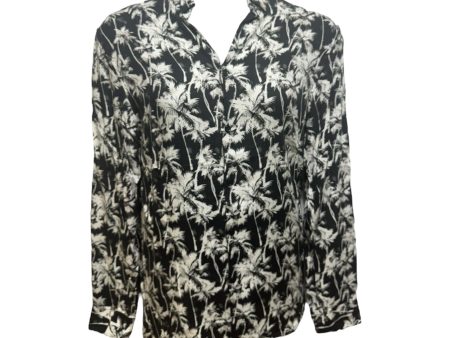 Blouse Long Sleeve By The Kooples In Tropical Print, Size: M For Discount