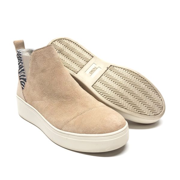 Boots Ankle Flats By Toms In Beige, Size: 7.5 Cheap