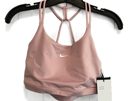 Athletic Bra By Nike Apparel In Pink, Size: Xxl Online Hot Sale