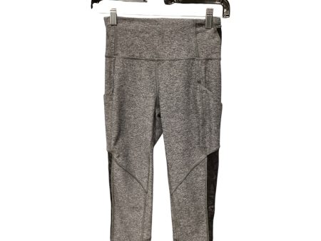 Athletic Leggings Capris By Lululemon In Grey, Size: Xs For Sale