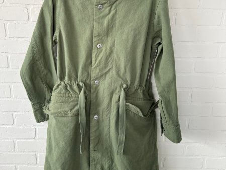 Coat Trench Coat By Everlane In Green, Size: S on Sale