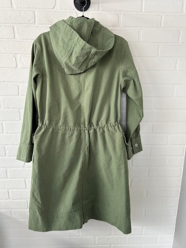 Coat Trench Coat By Everlane In Green, Size: S on Sale