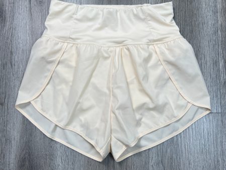 Athletic Shorts By Love Tree In Cream, Size: S Discount