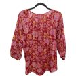 Blouse 3 4 Sleeve By Loft In Floral Print, Size: S Online now