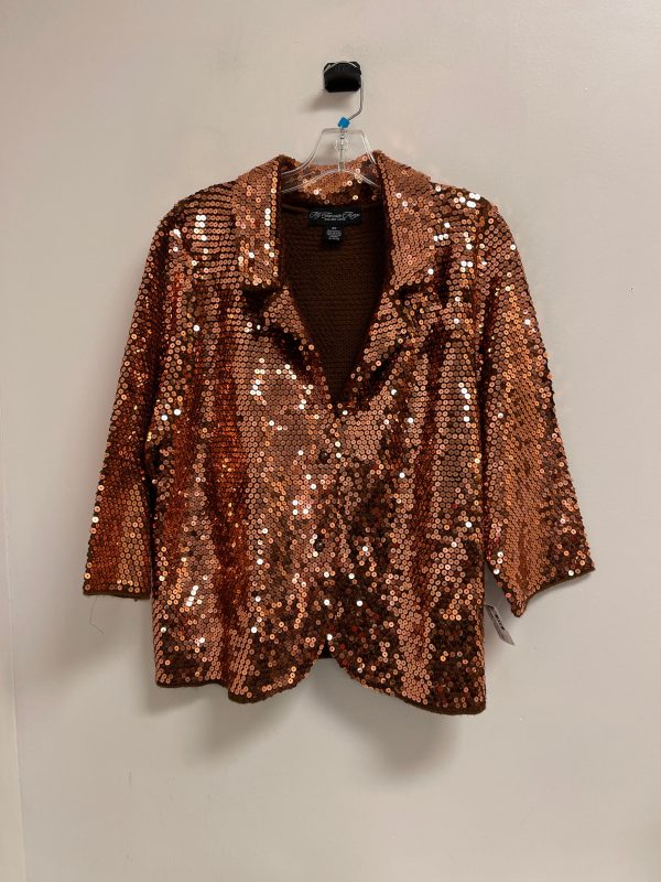 Blazer By Clothes Mentor In Copper, Size: 2x Sale