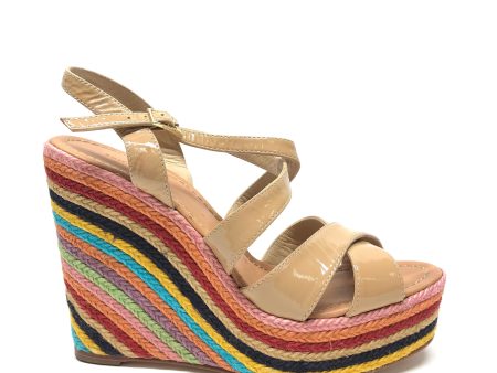 Sandals Designer By Kate Spade In Multi-colored, Size: 10.5 For Cheap