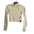 Athletic Top Long Sleeve Crewneck By Old Navy In Cream, Size: Xs Cheap