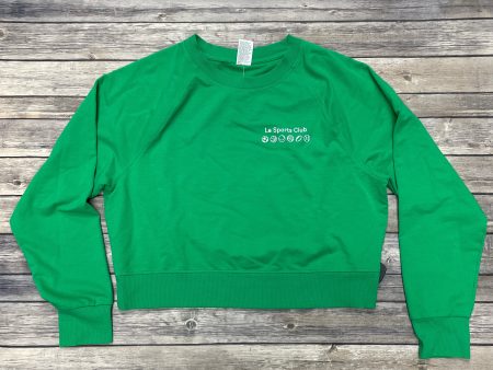 Athletic Sweatshirt Crewneck By All In Motion In Green, Size: M Online Sale