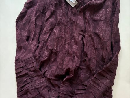 Blouse Long Sleeve By J. Jill In Purple, Size: Lp Sale