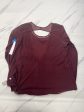 Athletic Top Long Sleeve Crewneck By Lululemon In Maroon, Size: 12 on Sale