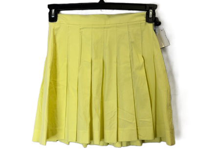 Skirt Mini & Short By Zara In Yellow, Size: S Online Sale