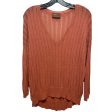 Linen Blend Top Long Sleeve By Kerisma In Orange, Size: M on Sale